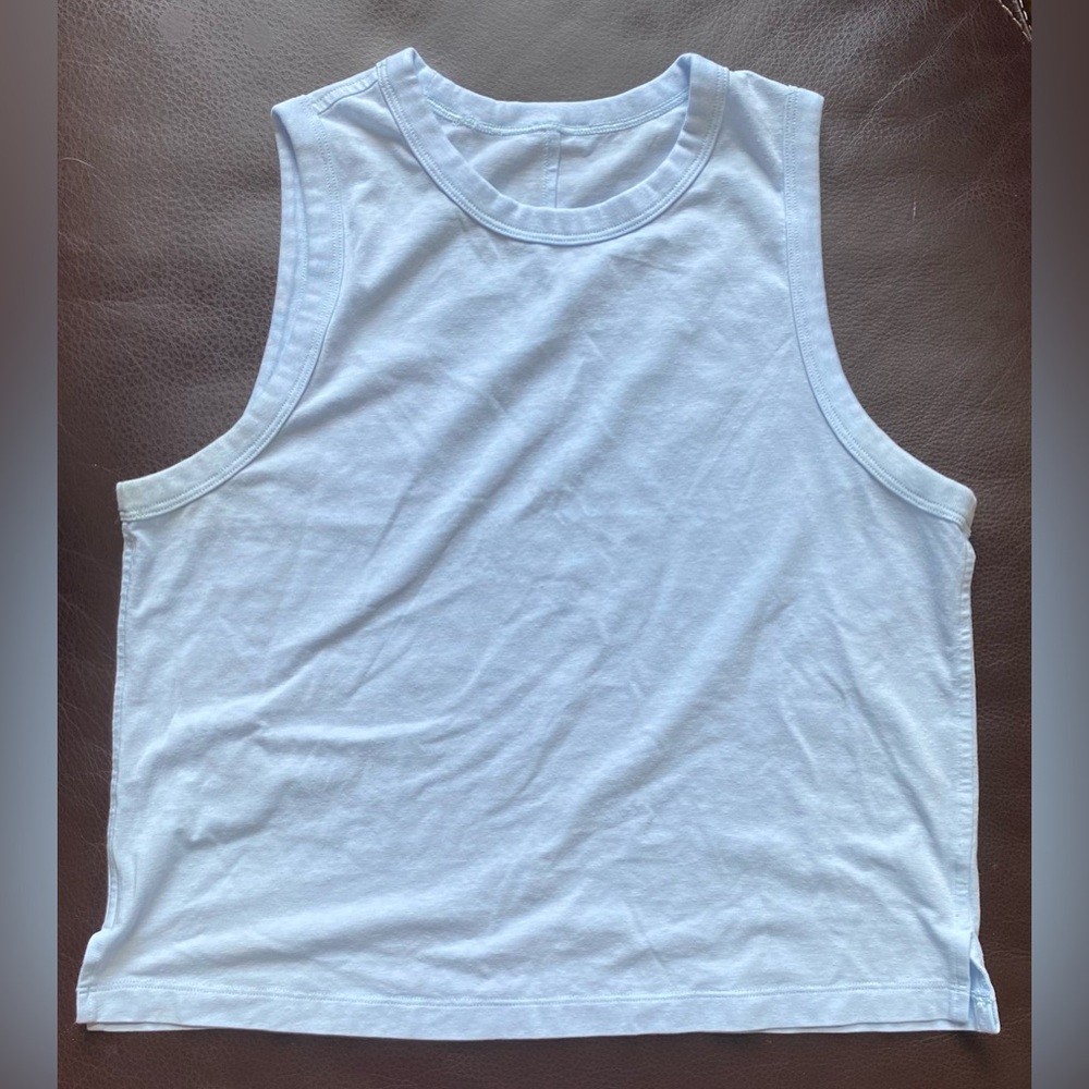 Lululemon Women's Muscle Tee Size S Light blue